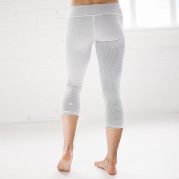 Albion Pants - Albion Fit Midnight/White Stripe Capri Leggings M